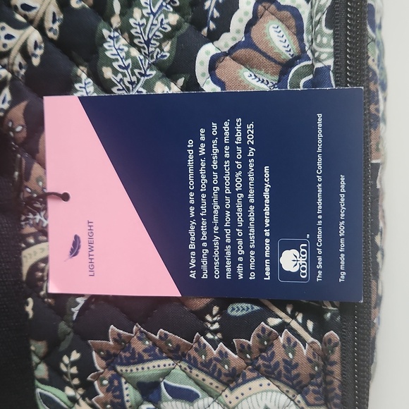 Vera Bradley java navy camo casserole carrier floral - Picture 4 of 13